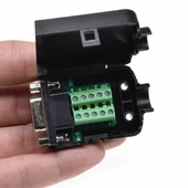 Kutulu DB9 to Dip Adaptör Dişi Terminal Soket  9 Pin D-Sub Seri Port  RS232 RS485 Haberleşme Uart DC 3V 5V Bilgisayar Modem Uydu Alıcı GSM Firmware Güncelleme thumbnail 2