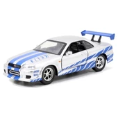 Jada 1:32 Fast & Furious Legacy Series Twin Pack W4/2 Mitsubishi Evo IX & Brian's Nissan Skyline thumbnail 6