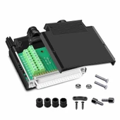 Kutulu DB25 to Dip Adaptör Dişi Terminal Soket  25 Pin D-Sub Paralel Port Haberleşme Uart DC 3V 5V Bilgisayar Modem Uydu Alıcı GSM Barkod Yazarkasa Firmware Güncelleme thumbnail 1