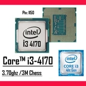 Intel® Core™ i3 4170 3.70 Ghz 3mb Cache Lga 1150p Tray Masaüstü Bilgisayar İşlemci - 1
