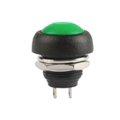 12mm PBS-33B 2 Pin Push Buton Yeşil  ON OFF 1A 250V Mini Yuvarlak Su Geçirmez Anahtar Momentary Switch - 1