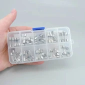 Cam Tüp Sigorta Seti 100 Parça  0.2A 0.3A 1A 2A 3A 5A 8A 10A 15A 20A Yüksek Voltaj Aşırı Akım Kısa Devre Televizyon Vantilatör Bilgisayar Buzdolabı Tost Makinesi thumbnail 2