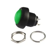 12mm PBS-33B 2 Pin Push Buton Yeşil  ON OFF 1A 250V Mini Yuvarlak Su Geçirmez Anahtar Momentary Switch - 4