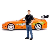 Jada 1:24 Fast & Furious Brian's 1995 Toyota Supra Mk4 Figürlü Set - 4