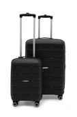 Artemis Polipropilen & Kırılmaz 2'li Valiz Seti Büyük&Küçük Siyah - 1