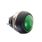 12mm PBS-33B 2 Pin Push Buton Yeşil  ON OFF 1A 250V Mini Yuvarlak Su Geçirmez Anahtar Momentary Switch - 5