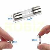 Cam Tüp Sigorta Seti 100 Parça  0.2A 0.3A 1A 2A 3A 5A 8A 10A 15A 20A Yüksek Voltaj Aşırı Akım Kısa Devre Televizyon Vantilatör Bilgisayar Buzdolabı Tost Makinesi thumbnail 3