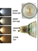 (2 Adet) Ledvance 4,5W (50W) 3000K (Sarı Işık) Dim Edilebilir GU10 Duylu Led Spot Ampul thumbnail 5