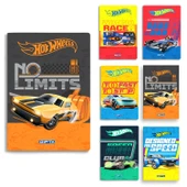 Gıpta Hot Wheels Karton Kapak Dikişli Not Defteri A6 48 Yaprak Çizgili (5443) - 1
