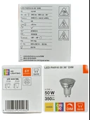 (1 Adet) Ledvance 4,5W (50W) 3000K (Sarı Işık) Dim Edilebilir GU10 Duylu Led Spot Ampul - 3