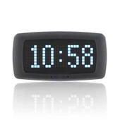 Sanel Saat Göstergesi Matrix Göstergeli Beyaz Siyah Yazı Renkli - 1