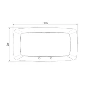 Sanel Saat Göstergesi Matrix Göstergeli Beyaz Siyah Yazı Renkli - 4