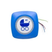 Sanel Otobüs Ve Trammvaylar İçin İkazlı Işıklı Buton Bebek Arabası Görselli Mavi Zemin - 1