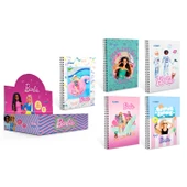 Gıpta Barbie Karton Kapak Spiralli Not Defteri A6 80 Yaprak Çizgili (5516) - 1