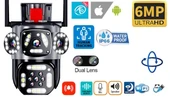 O-Kam 3412 Dual Lens WiFi Kamera Uzaktan İzleme Gece Görüş Sesli Görüşme - 5