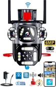 O-Kam 3412 Dual Lens WiFi Kamera Uzaktan İzleme Gece Görüş Sesli Görüşme - 1