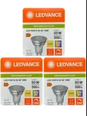 (3 Adet) Ledvance 4,5W (50W) 3000K (Sarı Işık) Dim Edilebilir GU10 Duylu Led Spot Ampul - 1