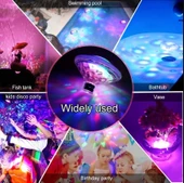 Sıcak Led Sualtı Gece Lambası Banyo Yüzme Havuz Işığı thumbnail 4