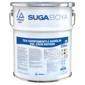 SUGA TEK KOMPONENTLİ AKRİLİK YOL ÇİZGİ BOYASI 20 KG - 7