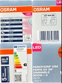 (3 Adet) Ledvance 4,5W (50W) 4000K (Gün Işığı) Dim Edilebilir GU10 Duylu Led Spot Ampul - 4