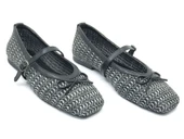 Feles Hasır Fiyonk Detaylı Kadın Babet Ayakkabı thumbnail 2