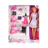 Nessiworld 1429 SUN-RST-SIS- Alisha Yedek Ayakkabı ve Çantalı Bebek Oyun Seti - Sunman - 6