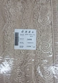 Dantel Polyester Sanal Tül Bant Cappucino 13,90 Metre En 6 cm ON-3498-C - 1