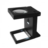 Katlanır Plastık,led Işıklı Test Cıhazı Büyüteç 2.5x90mm - 3