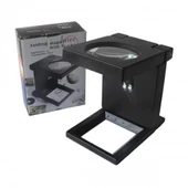 Katlanır Plastık,led Işıklı Test Cıhazı Büyüteç 2.5x90mm - 1