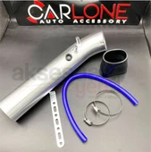 Açık Hava Filtresi İçin Krom Uzatma Borusu Metal Ürün 7.6cm çap, 45cm Uzunluk - 1