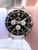 Slazenger Çelik Kordon Çelik Kasa 10 Atm İç Kadran Fonksiyonları Aktif Erkek Kol Saati ESL.2510.2.04 thumbnail 3