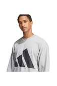 adidas Erkek  Gri  Sweatshirt M BL FT SWT JE8952 - 5
