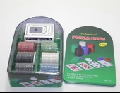 Poker Oyunu 120 Chip Ve 2 Adet İskambil Oyun Setine Sahip Poker Oyunu Alk2542 - 1