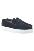 SİYAH  ERKEK HAKİKİ SÜET LOAFER AYAKKABI - 2