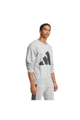 adidas Erkek  Gri  Sweatshirt M BL FT SWT JE8952 - 4