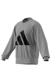 adidas Erkek  Gri  Sweatshirt M BL FT SWT JE8952 - 10