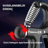 2 Adet El Bilek ve Kol Güçlendirici Egzersiz Aleti 5-60Kg Direnç El Yayı - 2