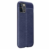 Vendas iPhone 13 Pro Deri Desenli Çift Katmanlı Silikon Kılıf - 3