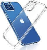 Vendas iPhone 14 Pro Max Uyumlu (14 Pro Max) Fora Serisi Kamera Korumalı Soft Şeffaf Silikon Kılıf + Cam Ekran Koruyucu - 6