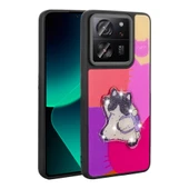 Xiaomi Mi 13T Pro Kılıf Parlayan Kabartmalı İkonik Figürlü Zore Amas Silikon Kapak - 10