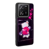 Xiaomi Mi 13T Pro Kılıf Parlayan Kabartmalı İkonik Figürlü Zore Amas Silikon Kapak - 6