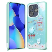 Tecno Spark 10 Pro Kılıf Parlayan Simli Kabartma Figürlü Zore Cevze Kapak thumbnail 12