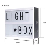 A5 Led Işıklı Yazı Panosu Lightbox thumbnail 3