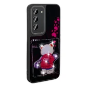 Galaxy S23 Kılıf Parlayan Kabartmalı İkonik Figürlü Zore Amas Silikon Kapak - 7