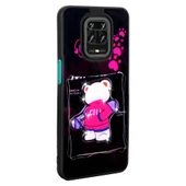 Xiaomi Redmi Note 9S Kılıf Parlayan Kabartmalı İkonik Figürlü Zore Amas Silikon Kapak thumbnail 6