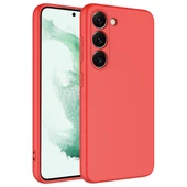 Vendas Samsung S23 Uyumlu W-Lansman Serisi Yumuşak Dokulu Kadife Iç Tasarımlı Lansman Kılıf - 11