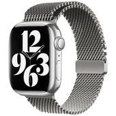 Apple Watch 10 42mm Zore KRD-121 Metal Hasır Kordon - 5