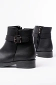 165-204/1 Siyah Toka Aksesuarlı Fermuarlı Günlük Kadın Bot thumbnail 5