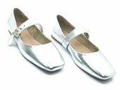 Feles Kemer Detaylı Küt Burun Kadın Babet Ayakkabı thumbnail 10