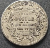 Escoines Koleksiyon 3996367e389c48d383 1872 Amerikan Ticaret Doları Eski Yabancı Madeni Para Gümüş - 4